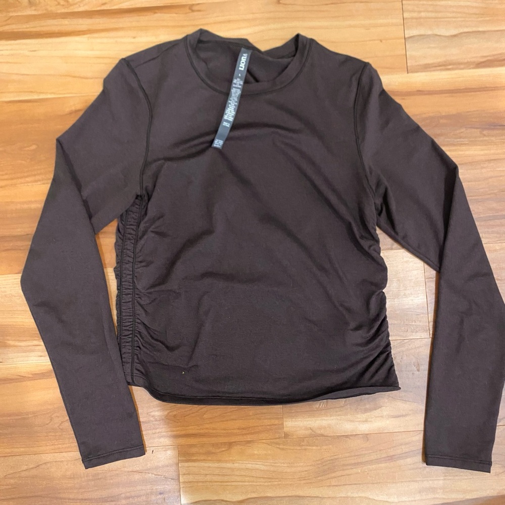 Vuori Dark Brown Long Sleeve Top